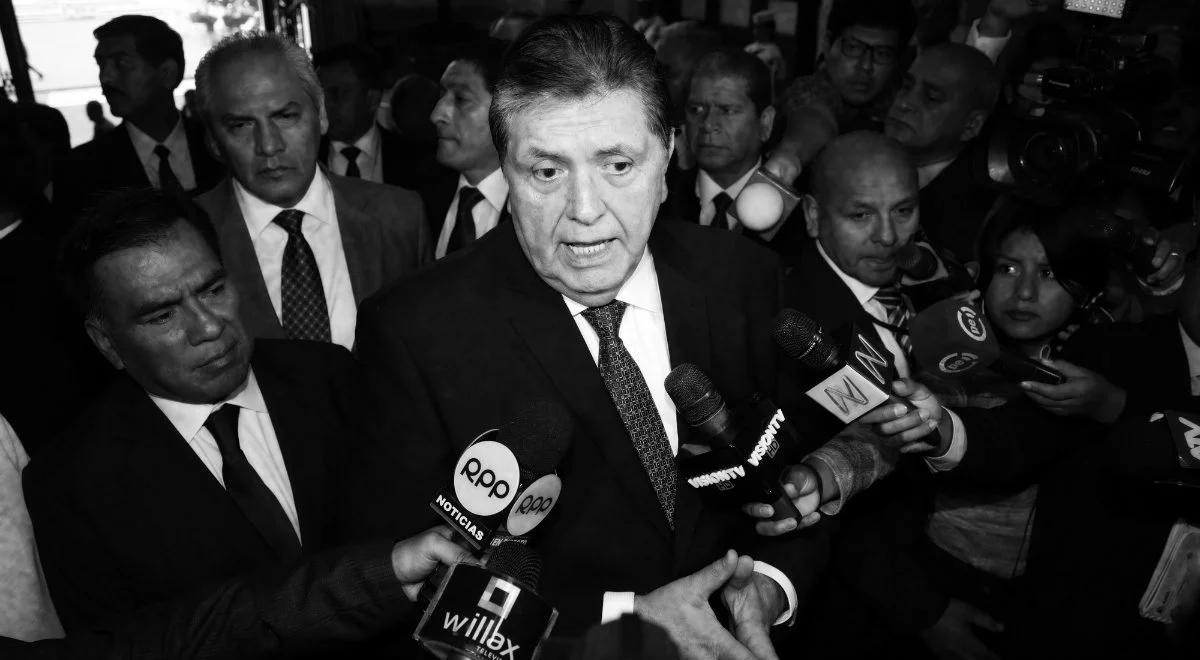 Były prezydent Peru postrzelił się na widok policji. Zmarł w szpitalu