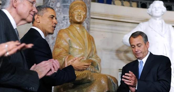 Barack Obama odsłonił pomnik Rose Parks 