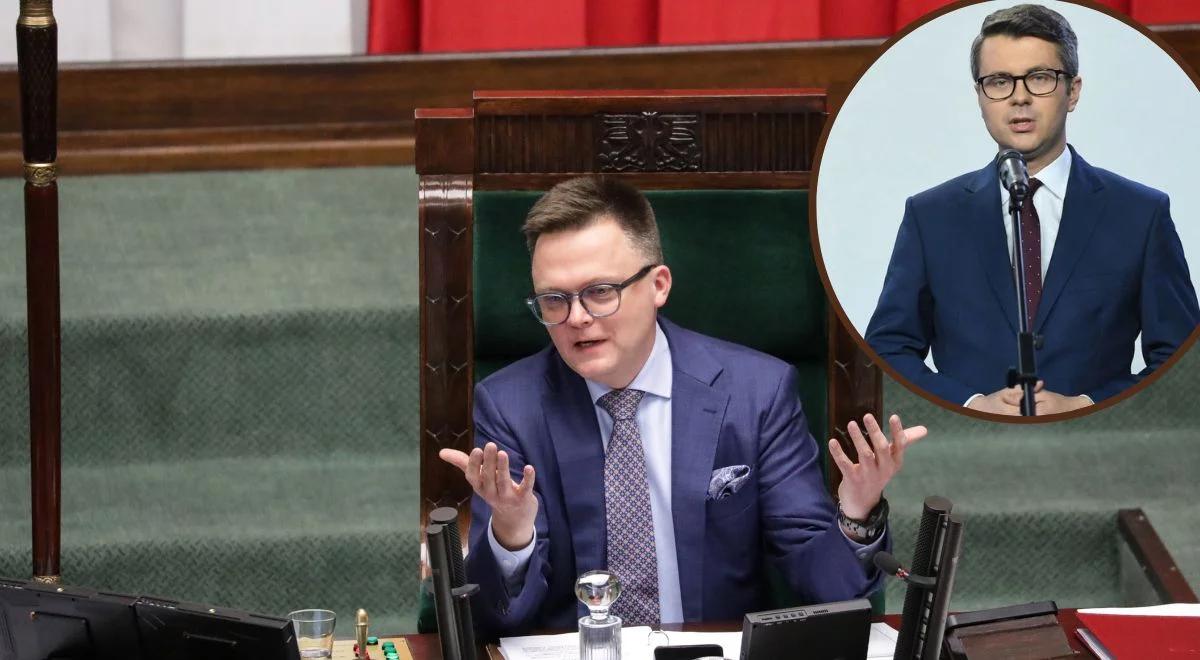 Nieuprawniona osoba na sali obrad. Piotr Müller: to stawia znak pytania, jak zorganizowany jest Sejm
