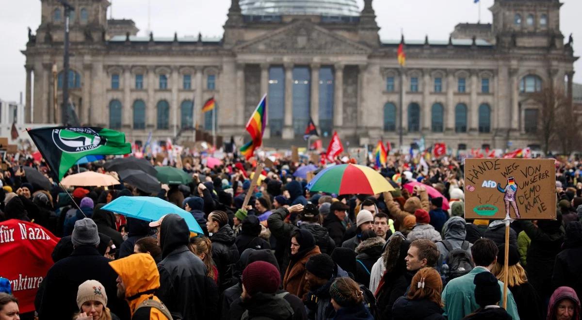 Masowe protesty w Niemczech przeciwko partii AfD. 150 tys. osób wyszło na ulice