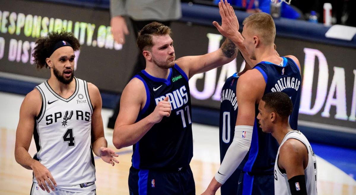 NBA nadrabia zaległości. Doncić i Porzingis poprowadzili Mavericks do kolejnej wygranej 