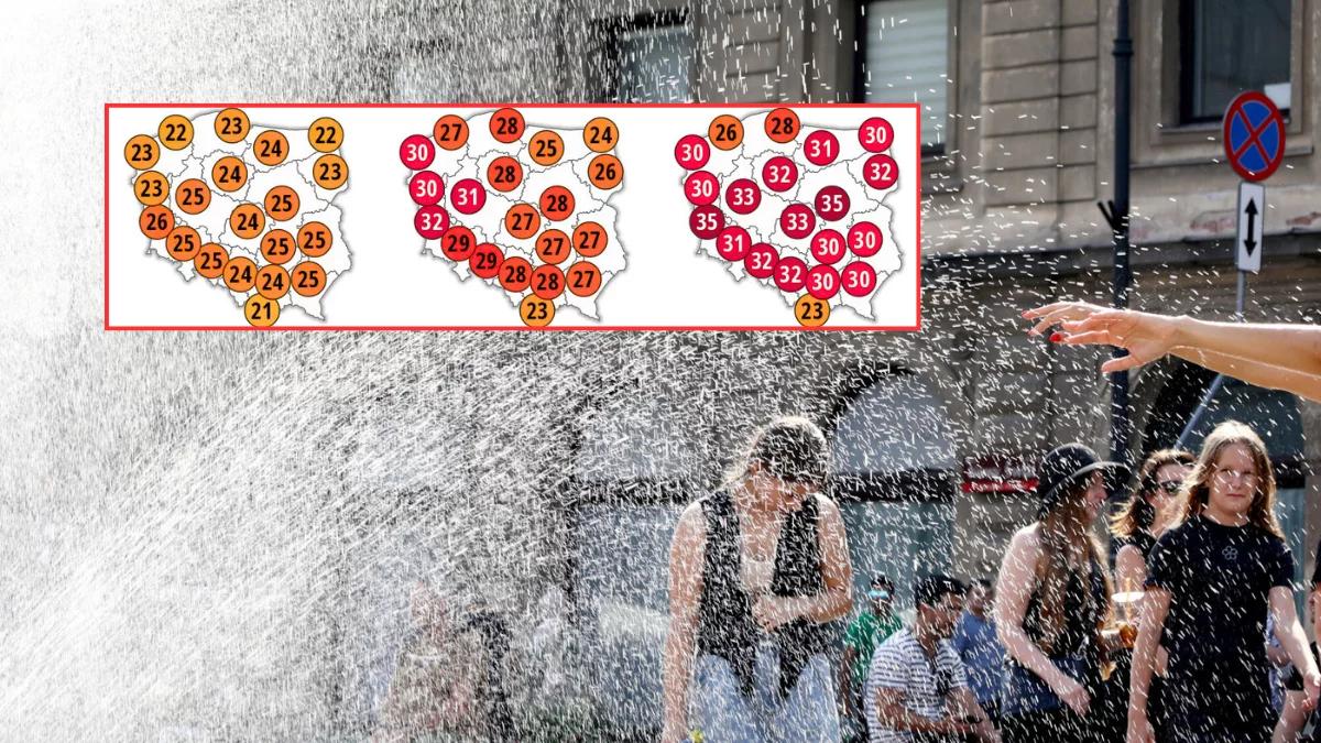 W końcu nadchodzą upały. Żar wleje się do Polski, będzie nawet 35 st. C 