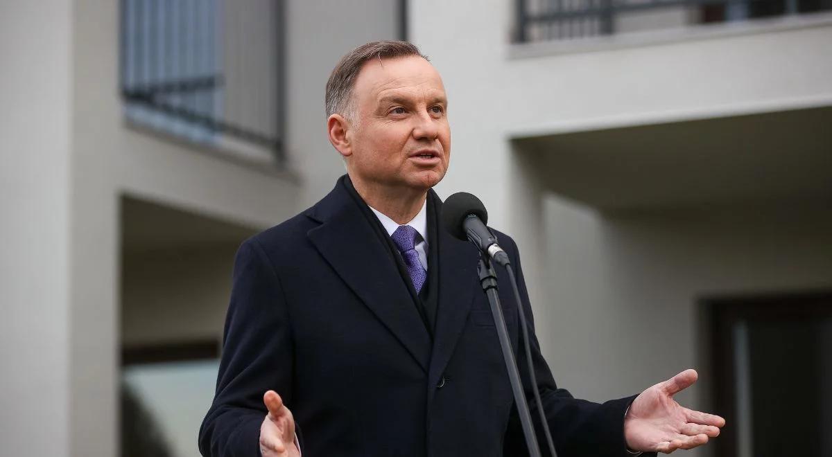 Polityka mieszkaniowa rządu. Prezydent Andrzej Duda: rodziny na to czekały