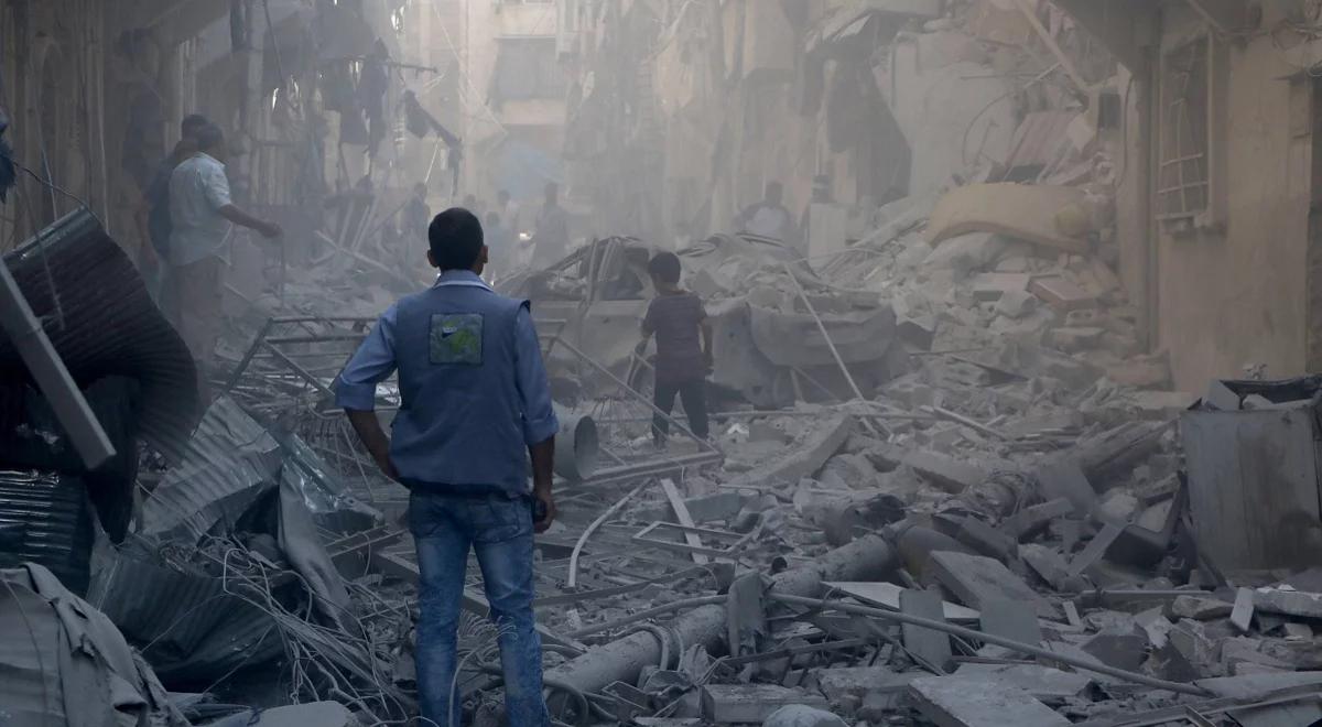 Naloty w Syrii. Zbombardowano zatłoczony targ, zginęło wielu cywilów