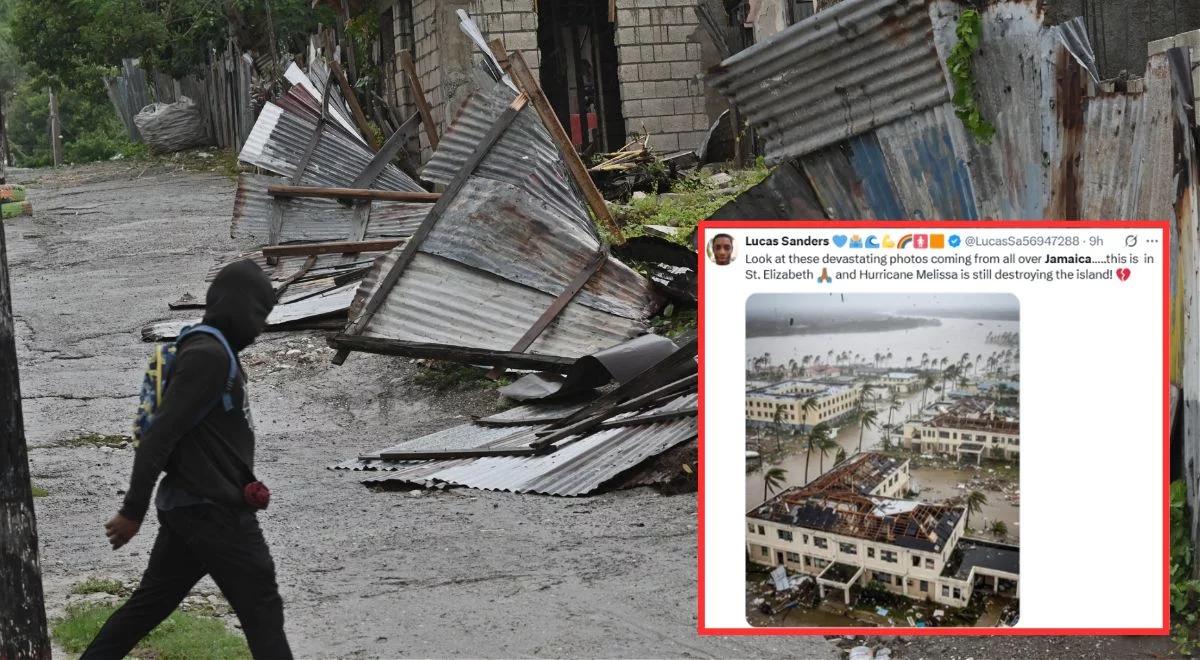 Jamajka. Huragan Melissa uderzył z prędkością 300 km/h