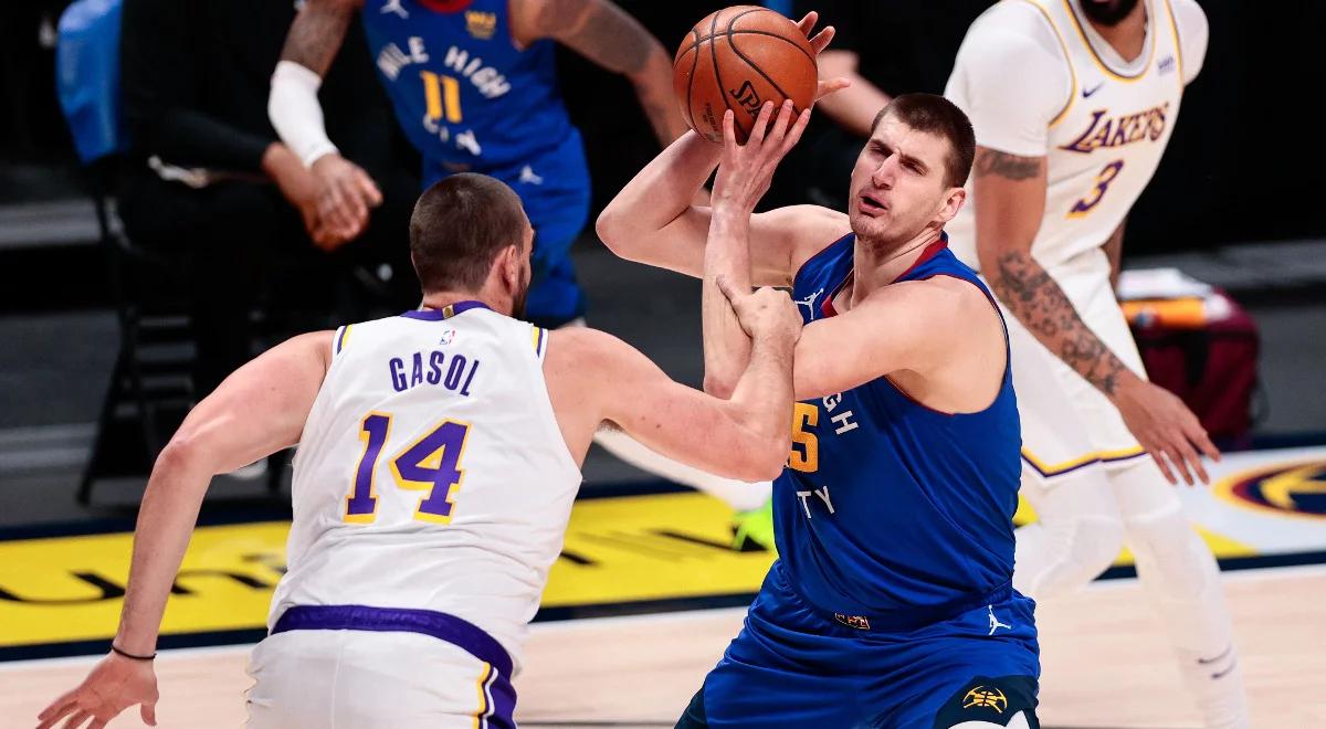 NBA: koniec zwycięskiej passy mistrzów. Lakers pokonani przez Nuggets 