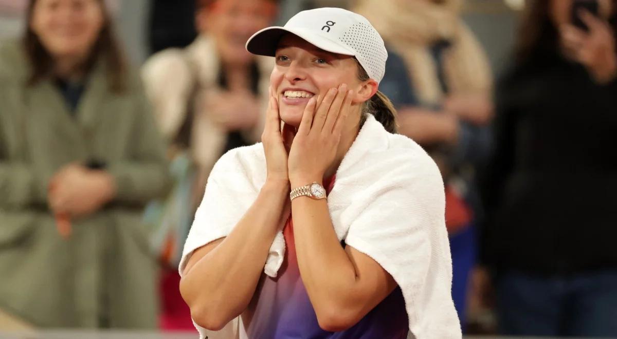 Roland Garros 2024. Iga Świątek rozbawiła publiczność. Nazwę parku przypomniała sobie później