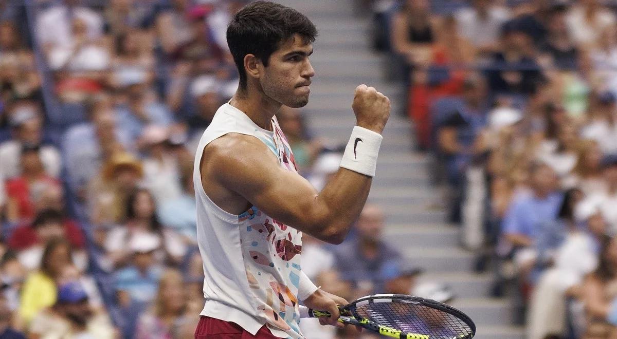 US Open: Carlos Alcaraz melduje się w ćwierćfinale. Pewne zwycięstwo Hiszpana