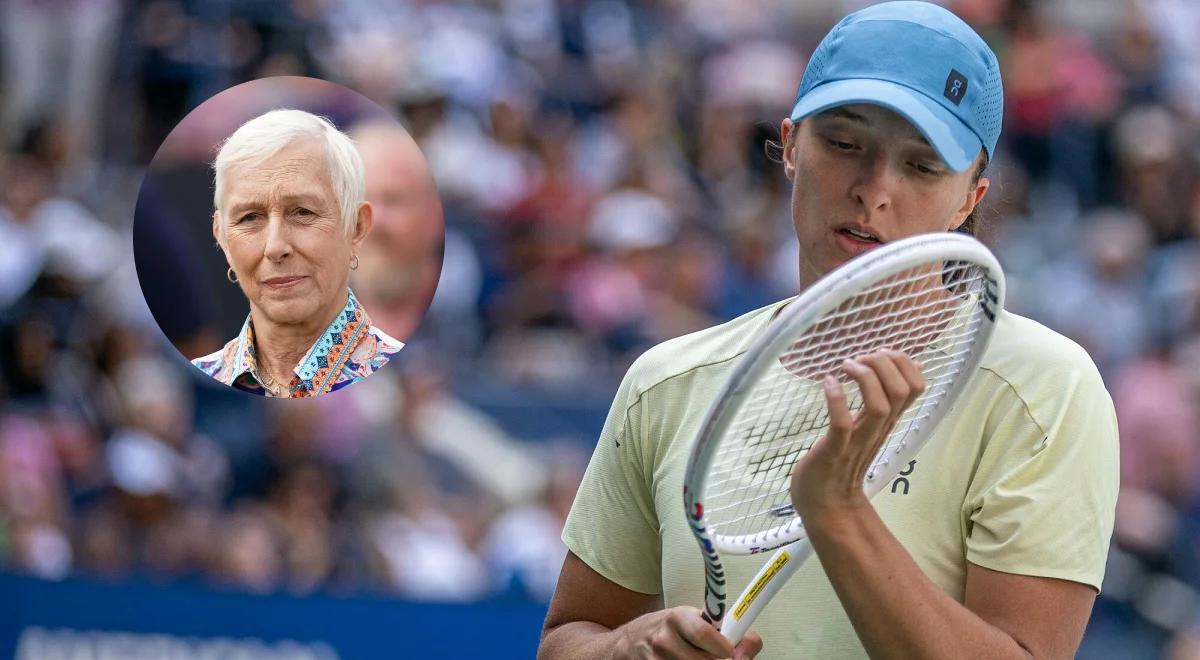 US Open. Iga Świątek główną faworytką? Navratilova wskazała rywalkę, która może "zmieść" Polkę z kortu