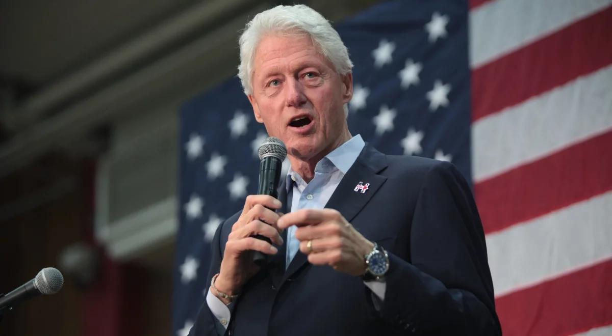 Media: były prezydent USA Bill Clinton trafił do szpitala z powodu sepsy