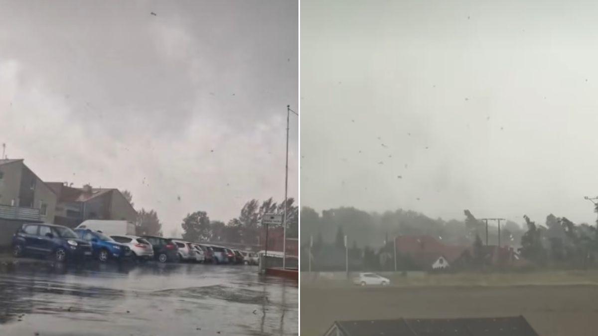 Gniezno. Trąba powietrzna w Wielkopolsce. Są ranni, dzieci uwięzione na wyspie