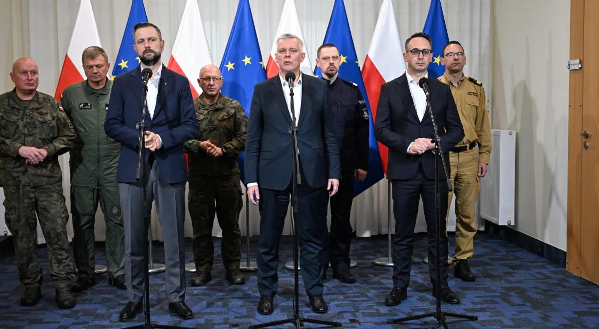 Zagrożenie mija, ale służby w gotowości. "To staje się koniecznością"