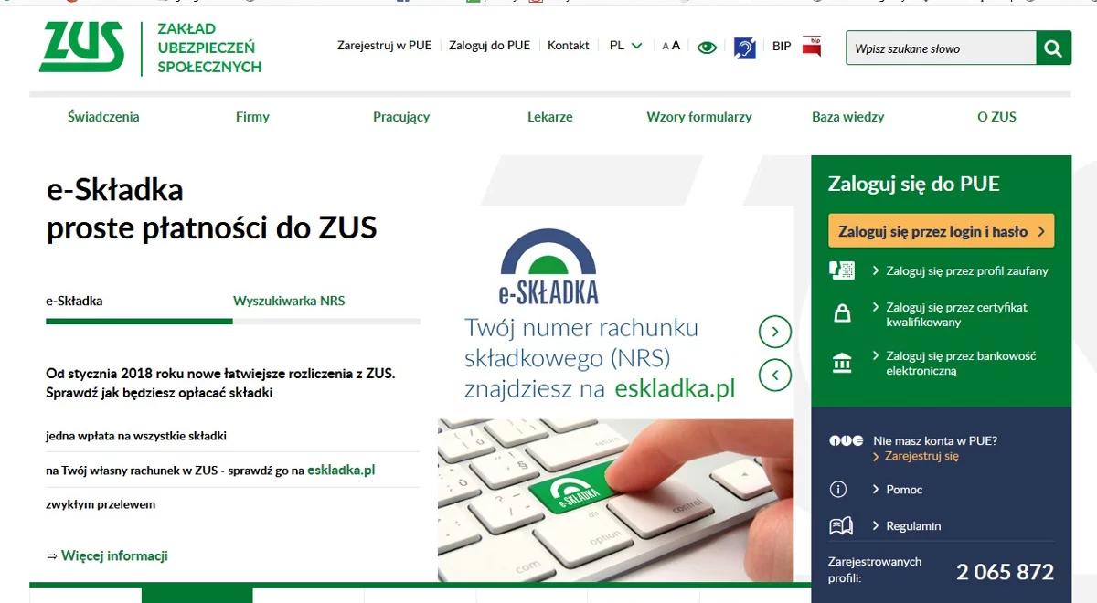 E-składka: jeden przelew, więcej pieniędzy w ZUS