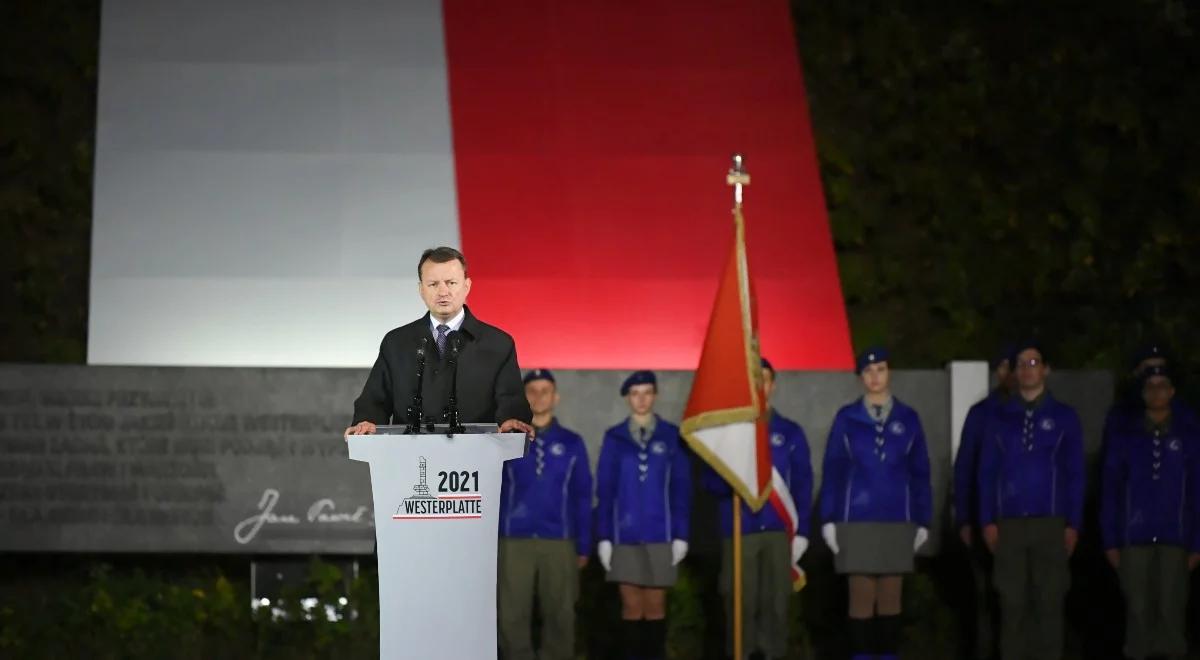 Szef MON: świat nie chce pamiętać o sprawcach II wojny światowej
