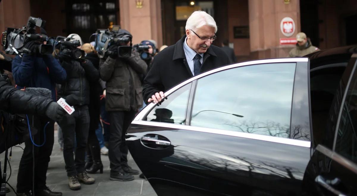 Szef MSZ przyjął ambasadora Rosji. Bardzo krótkie spotkanie