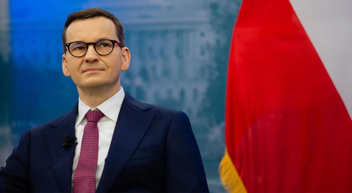 Morawiecki dla NBC o ew. pomocy wojskowej Chin dla Rosji: to byłoby przekroczenie Rubikonu