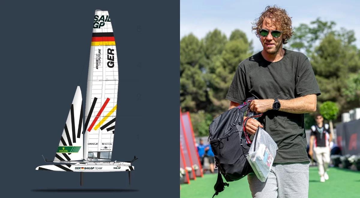 Z Formuły 1 do żeglarstwa! Sebastian Vettel ma swój zespół, z którym będzie startował w regatach SailGP