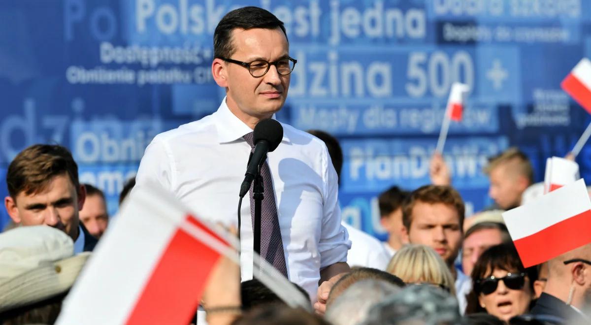 Premier w Łowiczu: Polska naszych przodków domaga się, abyśmy dbali i starali się o nią