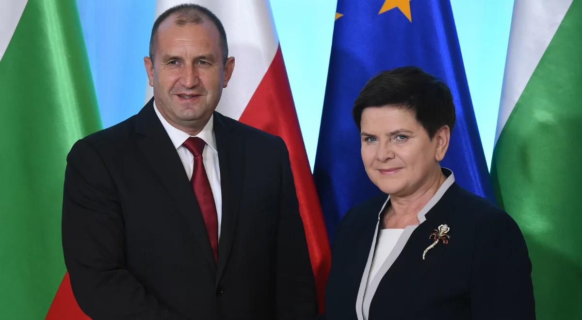 Rozmowa dotyczyła m.in. polityki migracyjnej. Premier spotkała się z prezydentem Bułgarii