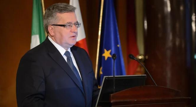 Prezydent Komorowski zachęca Włochów do inwestowania w Polsce
