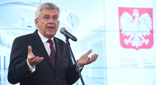 "Polska powinno walczyć o to, by marszałek Karczewski został przeproszony”