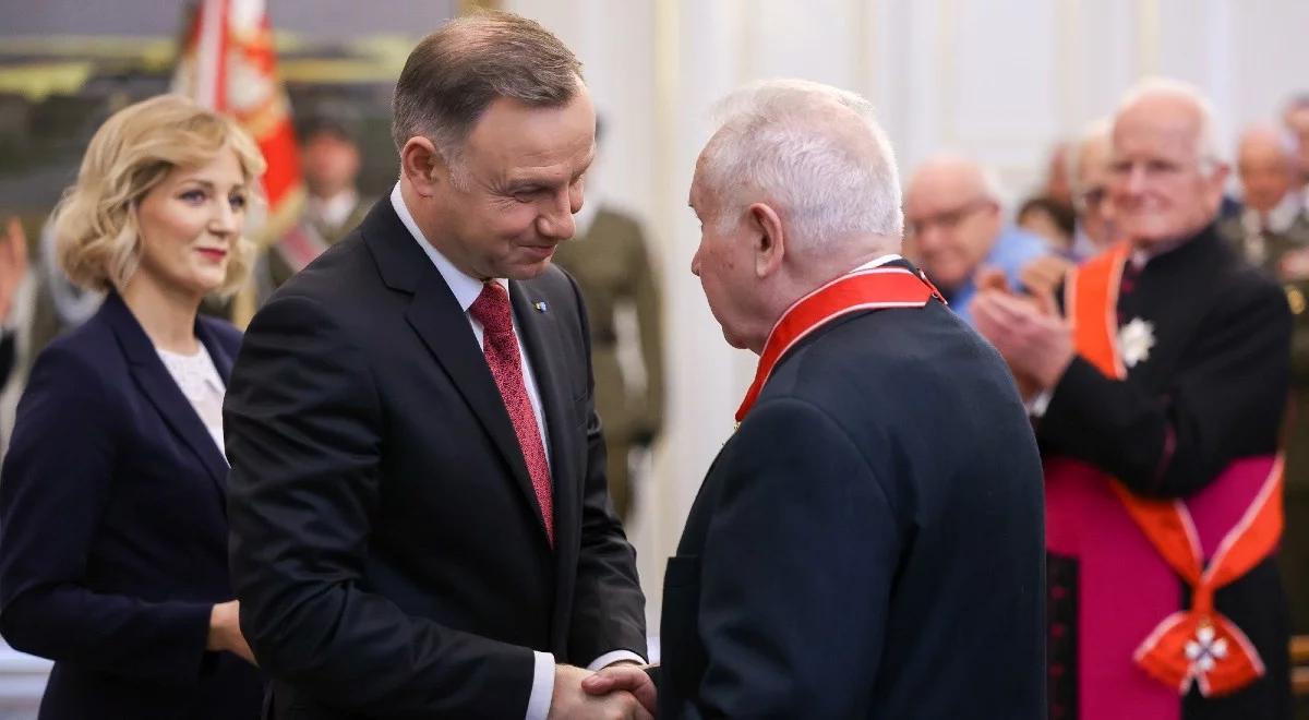 Prezydent wręczył odznaczenia w Święto Niepodległości. Zobacz, kto został uhonorowany Orderem Orła Białego