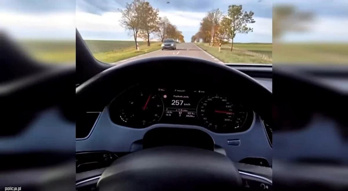Kętrzyn–Bartoszyce. Szaleńczy rajd Audi, na liczniku ponad 250 km/h