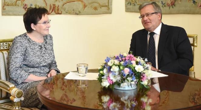 Powołanie nowego rządu 22 września! Komorowski spotkał się z Kopacz