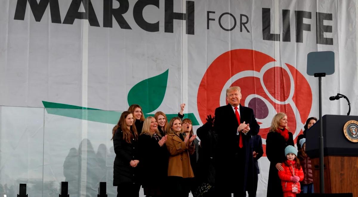 "Każde życie przynosi światu miłość". Donald Trump na Marszu dla Życia