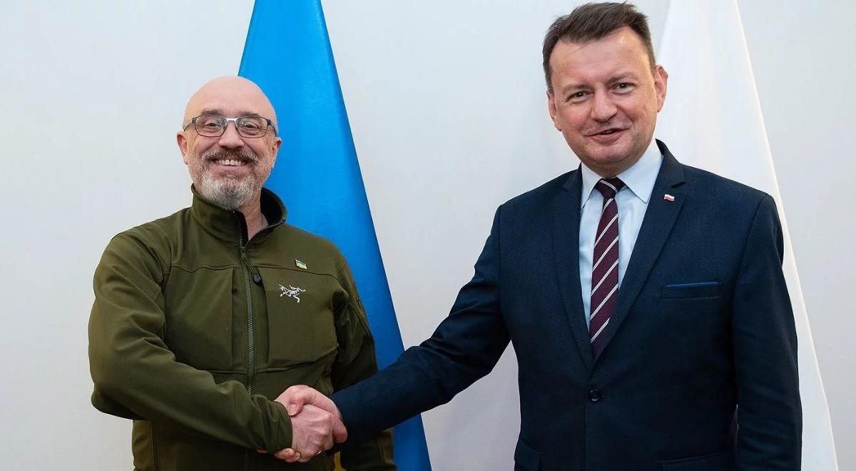 Spotkanie szefów MON Polski i Ukrainy. Mariusz Błaszczak zadeklarował dalsze wsparcie militarne