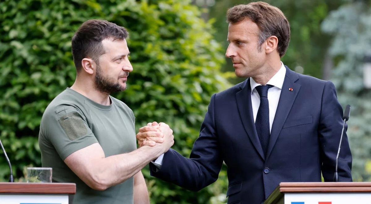 Macron w Kijowie obiecuje dodatkowe dostawy broni. "Ukraina może na nas liczyć"