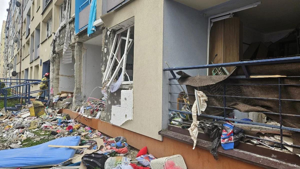 Wybuch gazu w Tychach. Ludzie nie mogą wrócić do swoich mieszkań. Jest śledztwo prokuratury