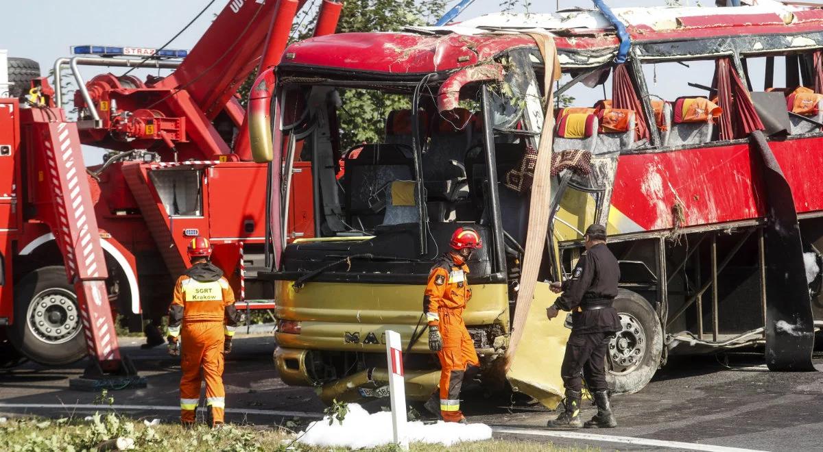 Wypadek ukraińskiego autokaru na Podkarpaciu. Trwa proces kierowcy