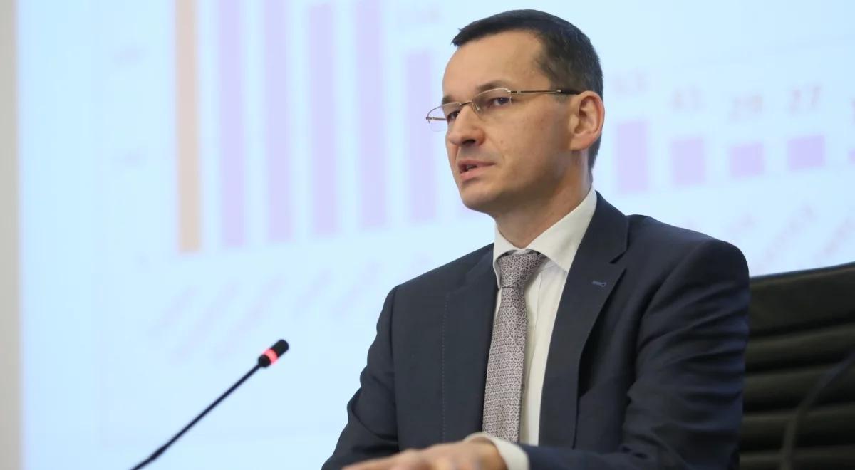 Mateusz Morawiecki: trzymamy się naszej prognozy PKB