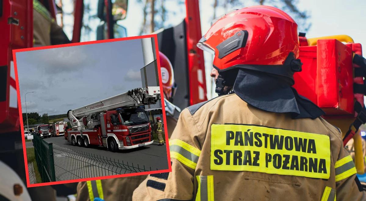 Pożar laboratorium w Gdyni. Ewakuowano kilkaset osób