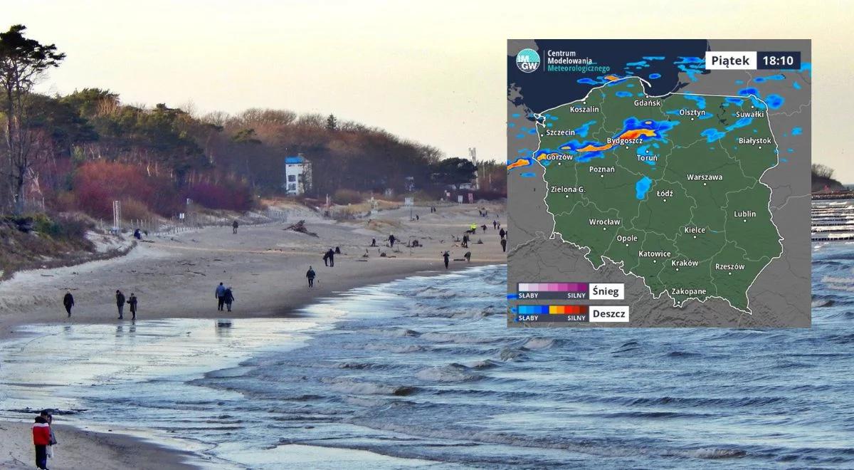 Deszcz, śnieg i burze. Polska podzielona temperaturowo. Najnowsze prognozy