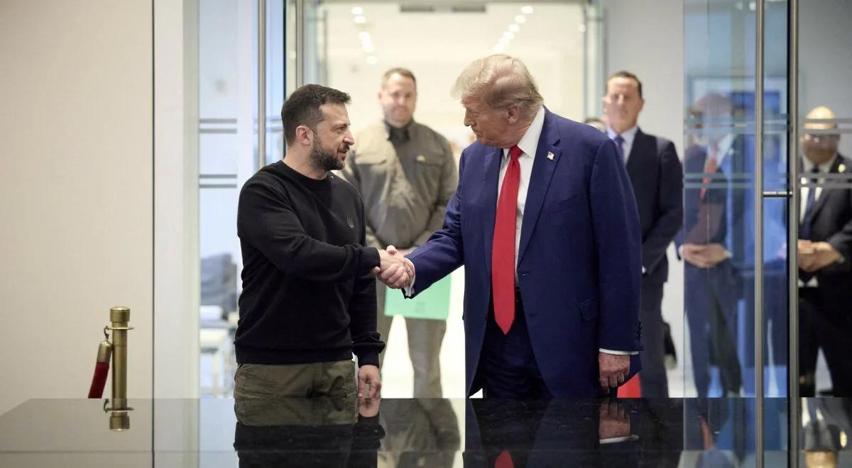Zełenski o "imponującym zwycięstwie" Trumpa. Wspomniał o "pokoju przez siłę"