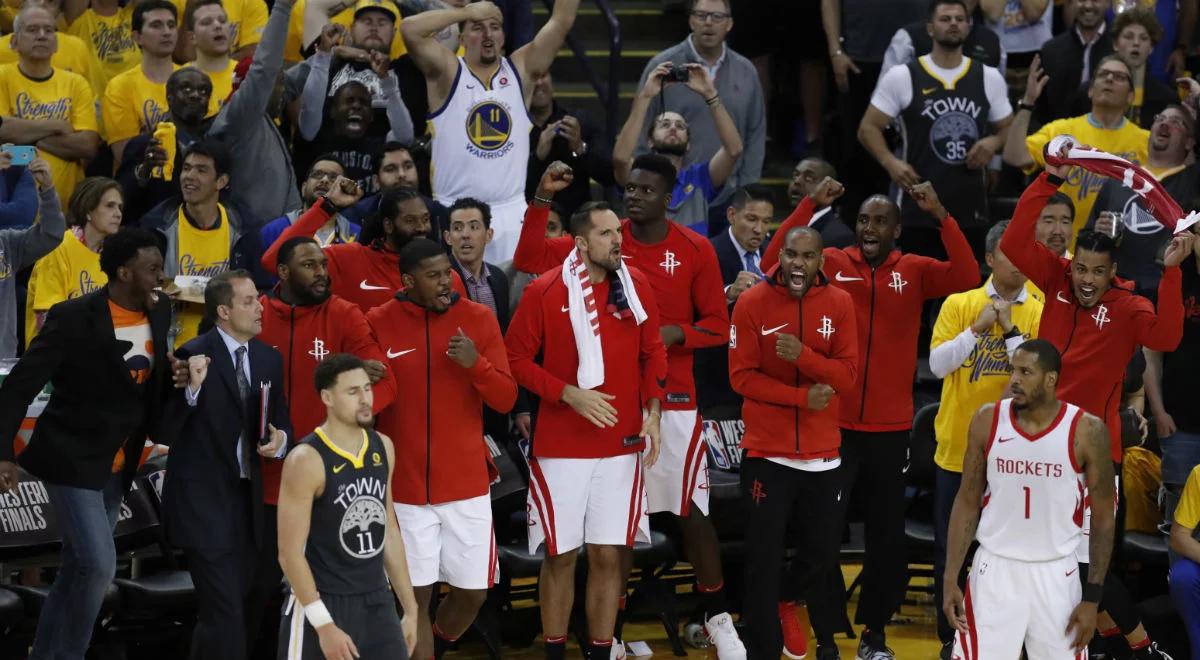 NBA: Houston Rockets po wygranej prowadzą w rywalizacji z Golden State Warriors