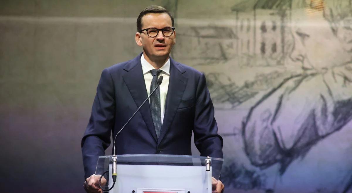 Premier Morawiecki: aby Polska i Niemcy mogły ze sobą funkcjonować, muszą zamknąć czarny rozdział II wojny