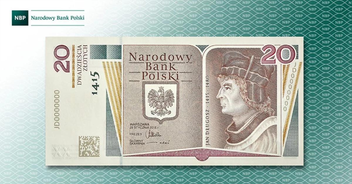 Pierwszy banknot z kodem 2D „600. rocznica urodzin Jana Długosza”