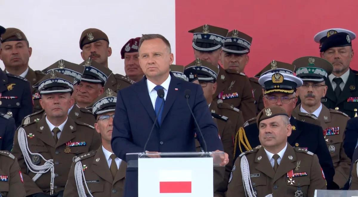 Prezydent Duda: patrzymy z dumą na polską historię i zwycięstwo w Bitwie Warszawskiej