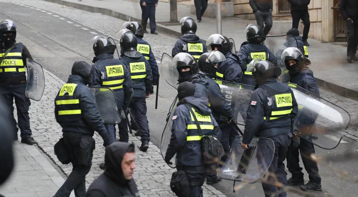 Sytuacja w Gruzji coraz bardziej napięta. Opozycja nie przerwie protestu