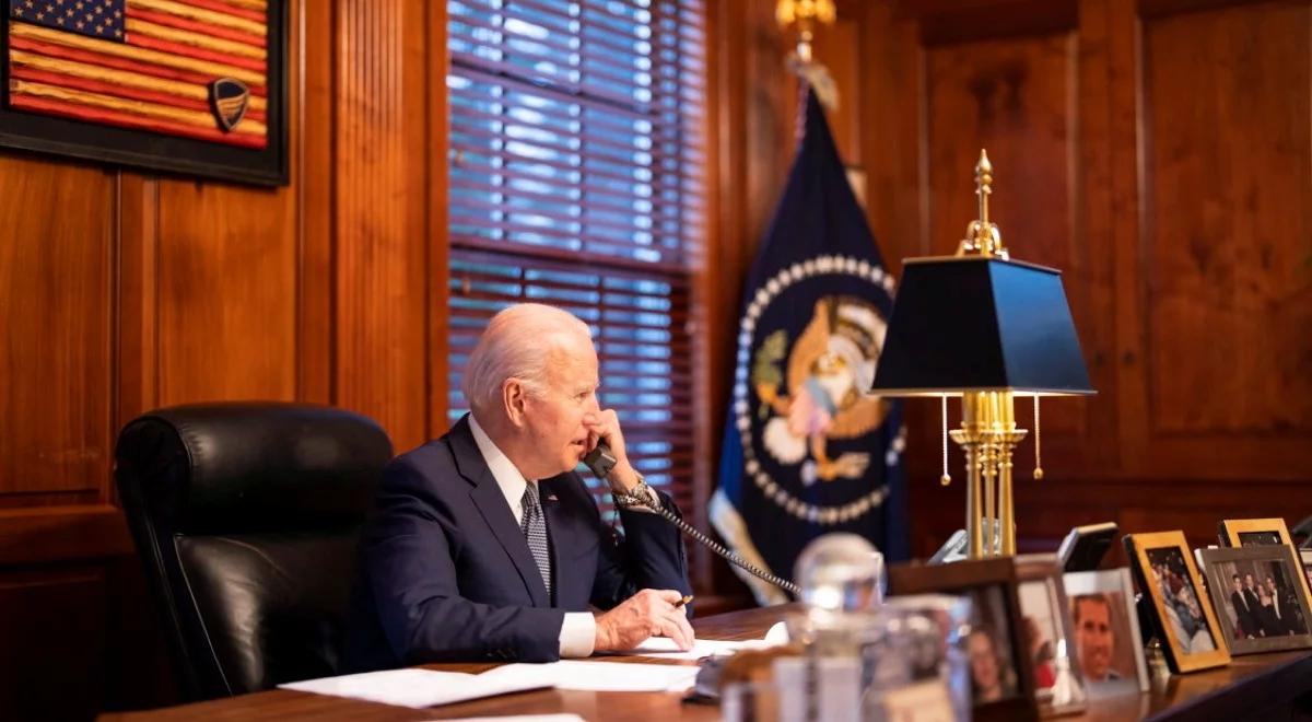 Po rozmowie Biden-Zełenski. Prezydent USA deklaruje wsparcie dla Ukrainy w konflikcie z Rosją