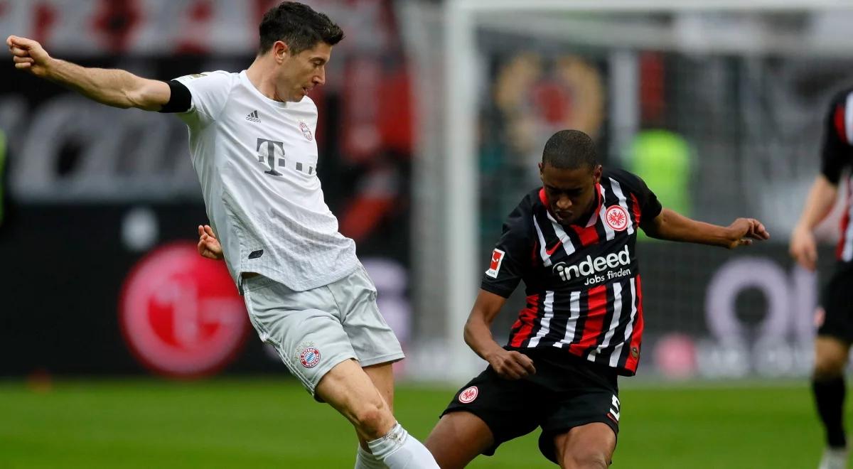 Bundesliga: Bayern rozbity we Frankfurcie. Gol Lewandowskiego jedynym pozytywem