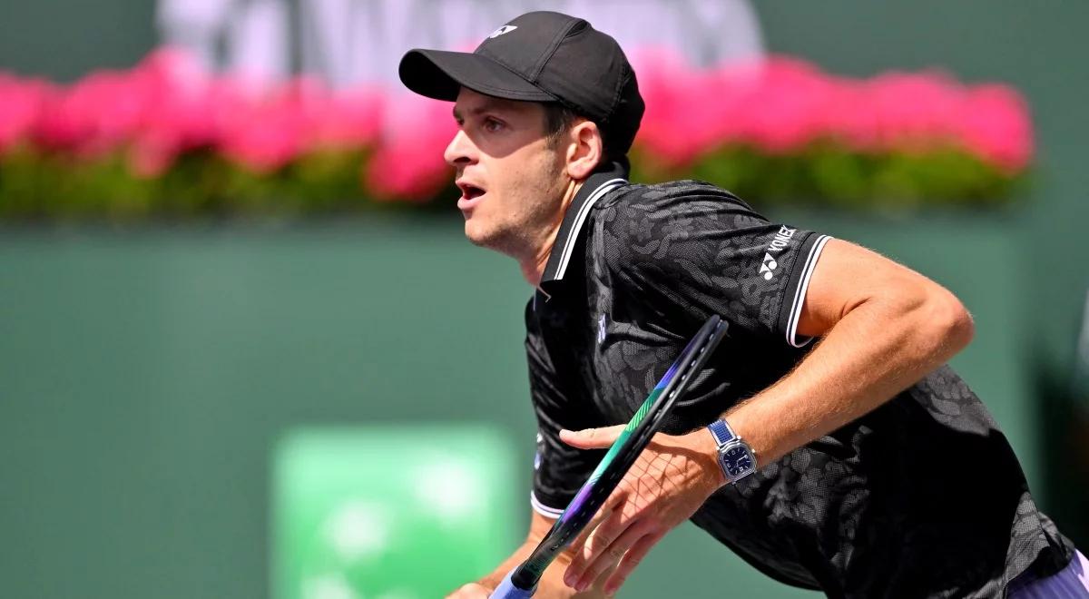 ATP Miami: Hubert Hurkacz odpadł w trzeciej rundzie. Doświadczony Mannarino przechytrzył Polaka 