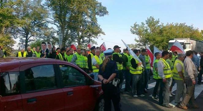 Dorszowy protest rybaków pod Lęborkiem