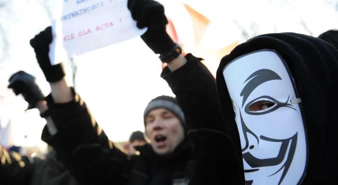 Protest przeciwko ACTA zakorkował miasto 