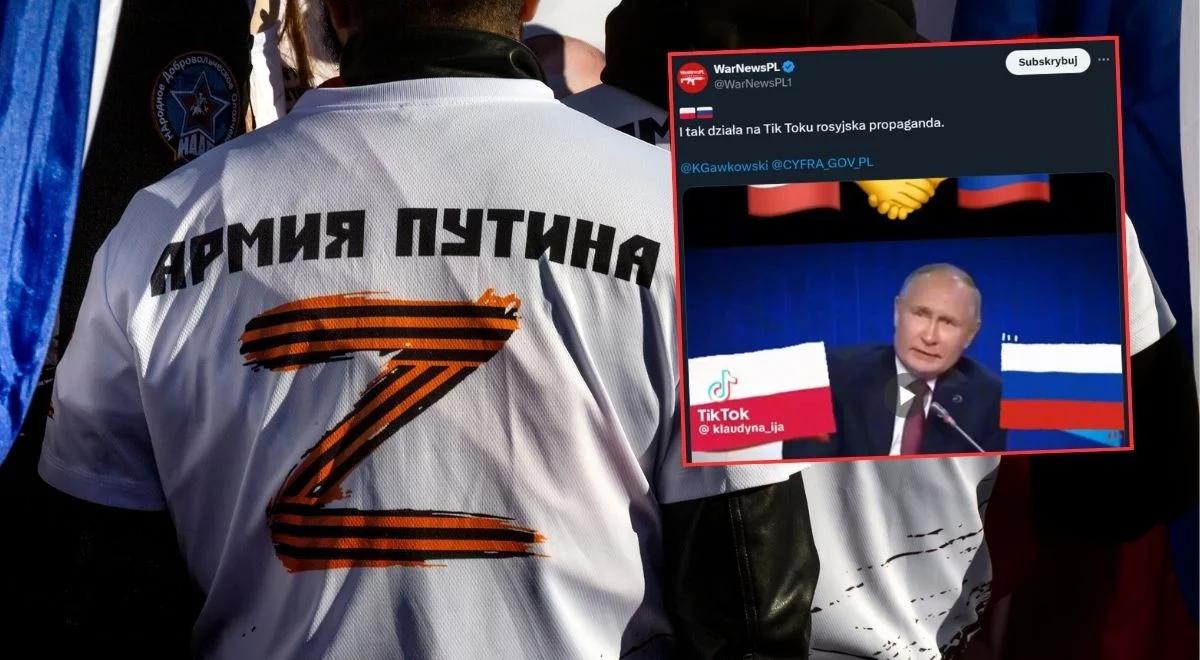 "Rosja waszym przyjacielem". Propaganda Putina wdziera się na polskiego TikToka