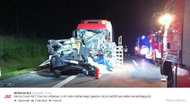 Tragiczny wypadek Polaków na niemieckiej autostradzie