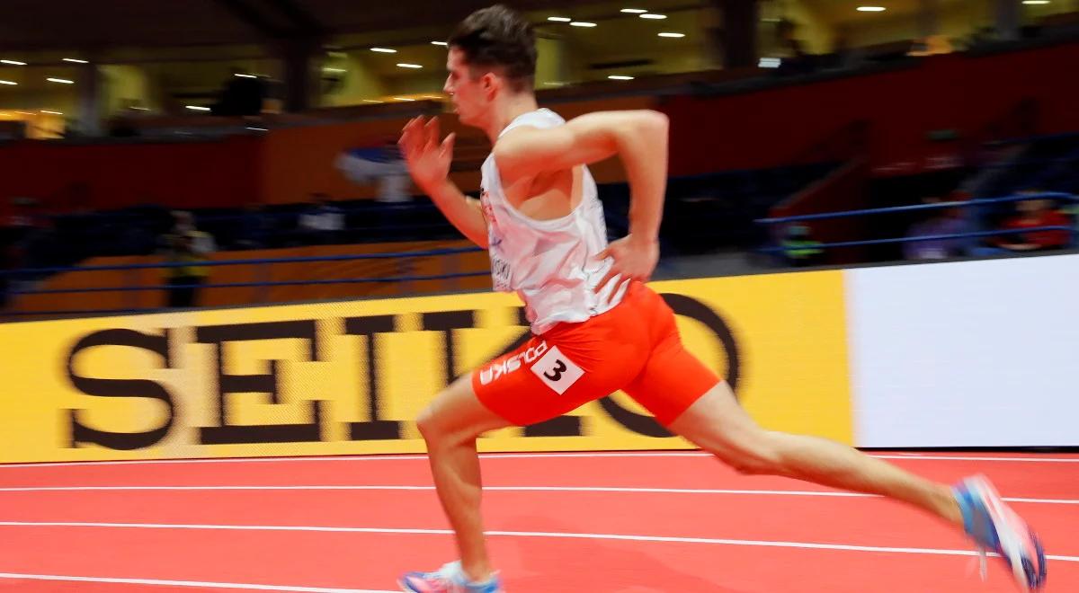 HMŚ Belgrad 2022: Kajetan Duszyński poza finałem biegu na 400 metrów 